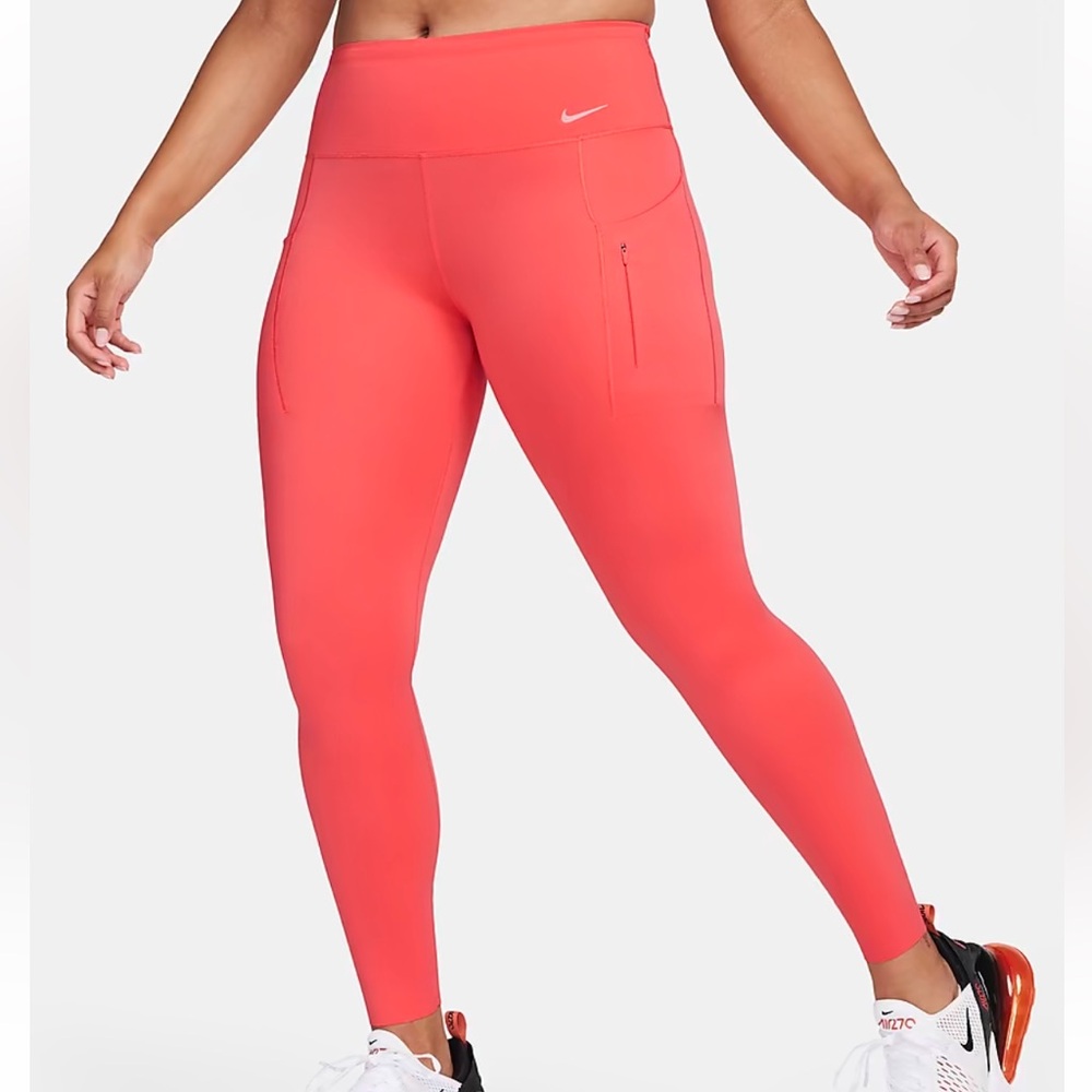 NWT Nike Go Firm Support Mid-Rise Full Length Leggings w/ Pockets Size M (8-10)
